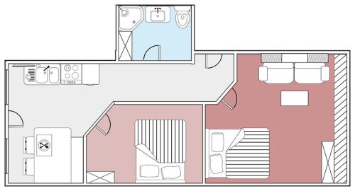 Floor plan Ambiente Apartments