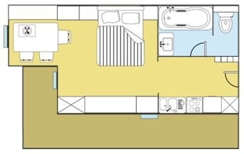 Floor plan of apartment type C