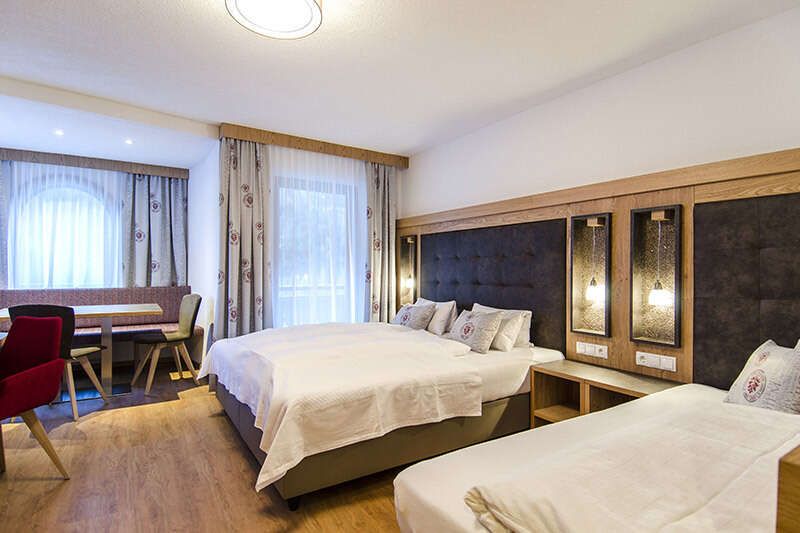 Dreibettzimmer in den Appartements Typ B und B1 im Versalerhof