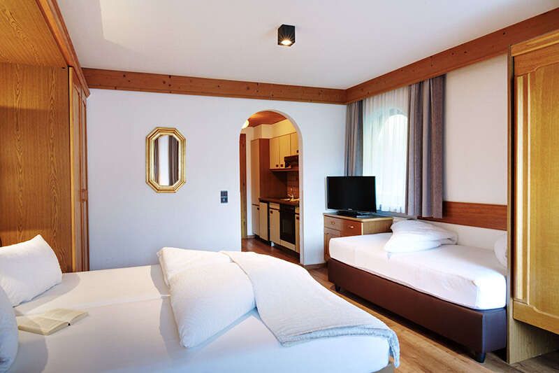 Room with three beds in the holiday apartment type C in Ischgl